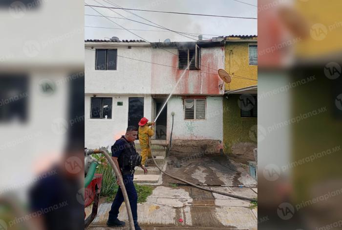 Sábado de incendios; ahora en La Parota, Apatzingán