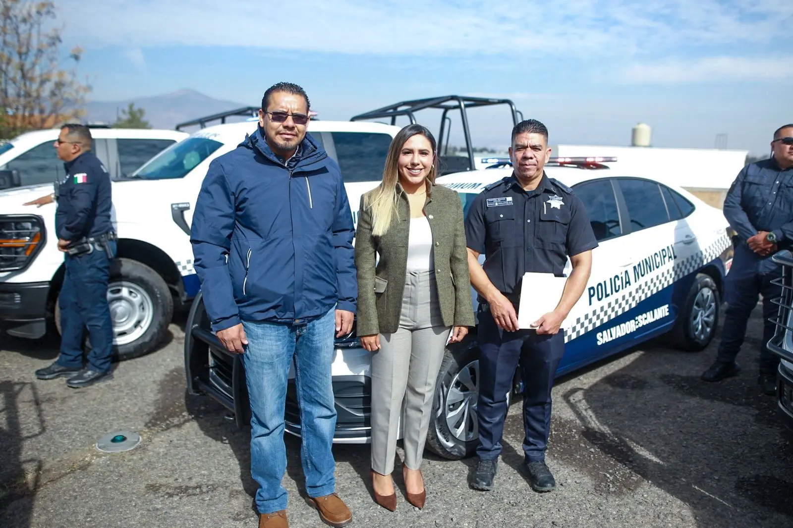 Salvador Escalante fortalece su seguridad con nuevo equipamiento policial: Dayana Pérez
