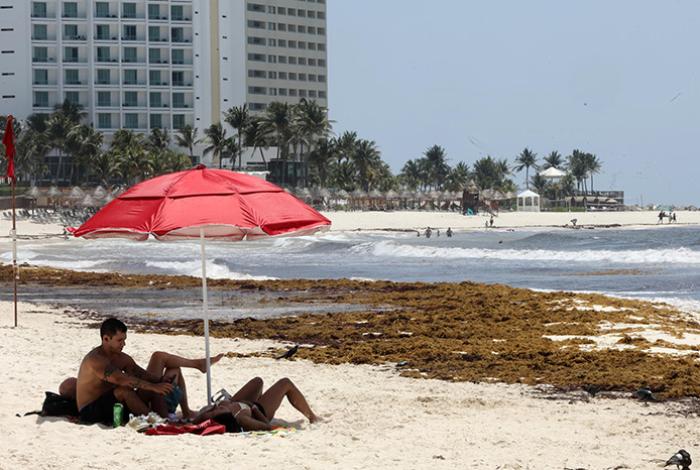 Sargazo, falta de vuelos y crisis global tienen al Caribe mexicano con ocupación del 60 %