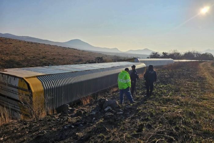 Se descarrilan varios vagones de tren en San Juan Yurécuaro, en Maravatío