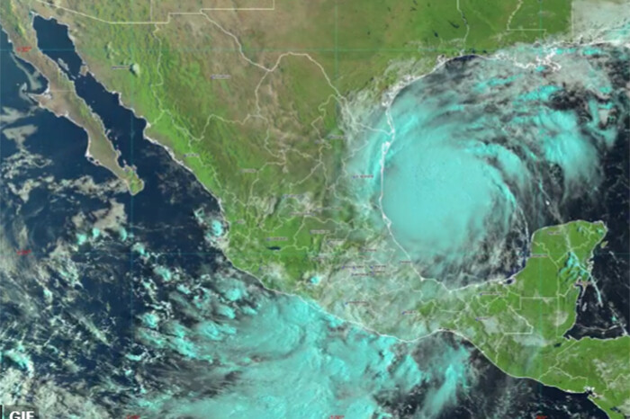 Se forma la tormenta tropical Francine, en el golfo de México; se ubica cerca de Tamaulipas