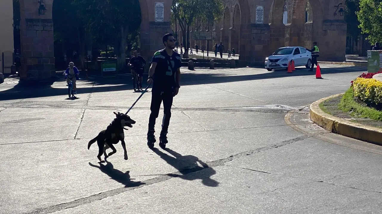Se fortalecen los paseos ciclistas dominicales en el centro de Morelia