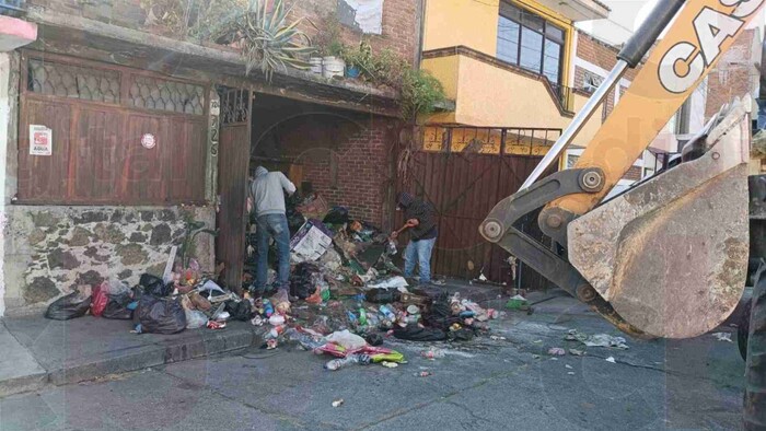 Se han recogido hasta 100 toneladas de basura en un domicilio de Morelia