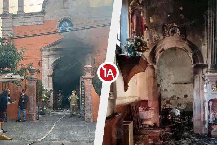 Se inc3ndia Templo de la Sagrada Familia en Morelia; hay dos det3nidos