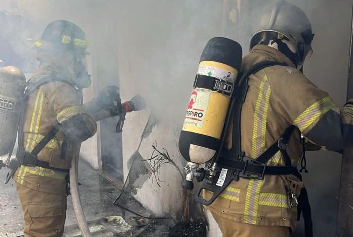 Se incendia cafetería en la colonia Díaz Ordaz