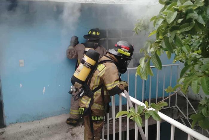 Se incendia un cuarto en domicilio de la colonia Centro de Morelia