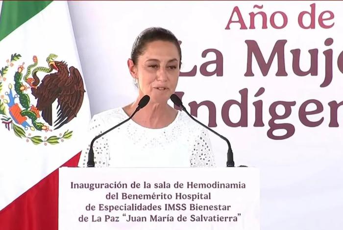 Se invertirán 300 mdp en IMSS Bienestar en BCS: Sheinbaum