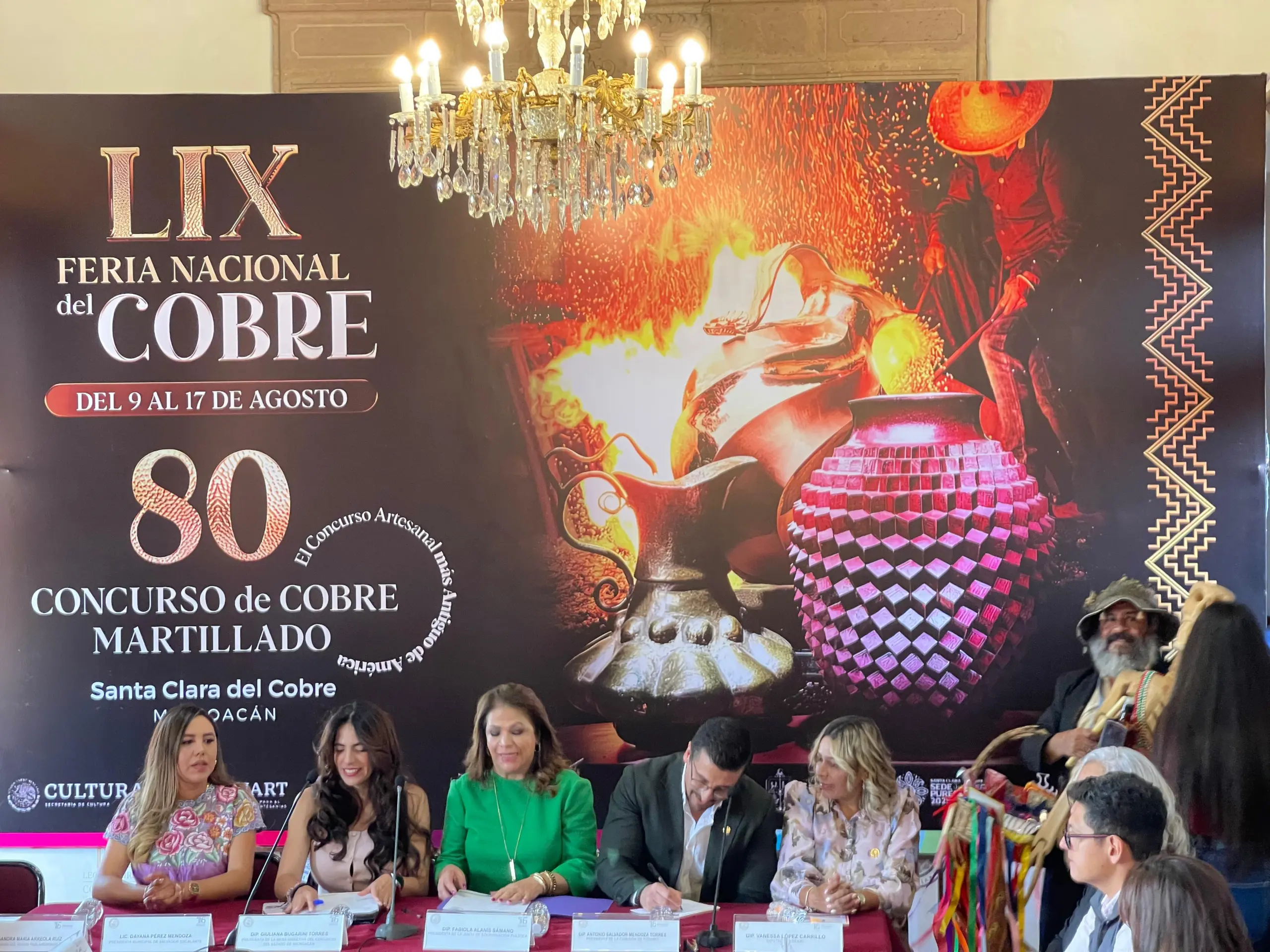 Se llevará acabo la 59ª Feria Nacional del Cobre y el 80° Concurso de Cobre Martillado en Santa Clara del Cobre