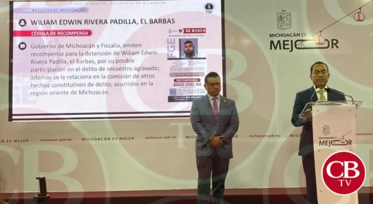 Se ofrece recompensa de 500 mil pesos para detener a “El Barbas”