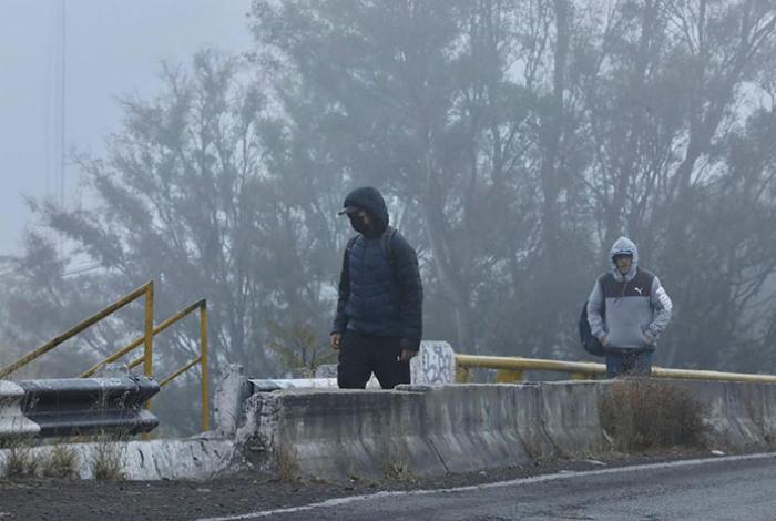 Se pronostican de -10 a -5 °C con heladas en zonas serranas de Chihuahua y Durango; en Michoacán, de 0 a 5