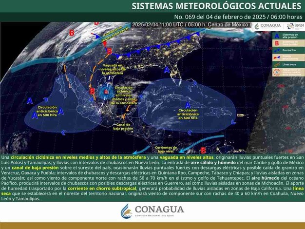 Se pronostican lluvias en regiones de Michoacán