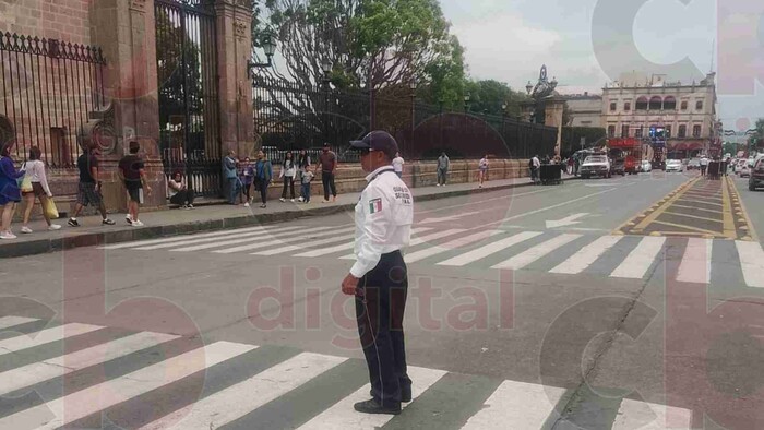 Se reabre la circulación vehicular en en centro de Morelia