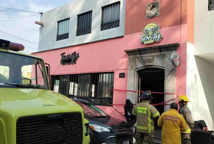 Se registra incendio en un a cervecería de la colonia Cuauhtémoc, en Morelia