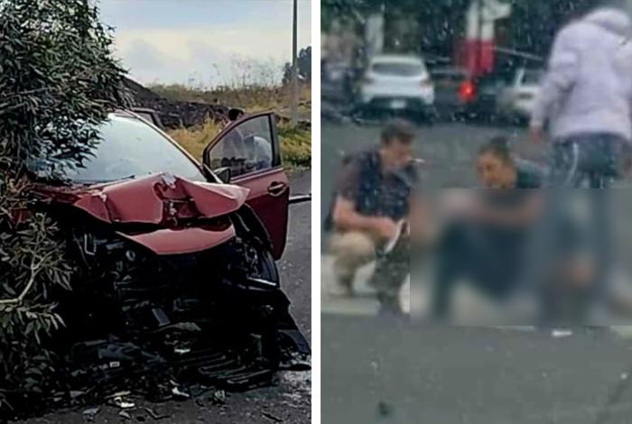 Se registran 2 accidentes en diferentes sitios de Morelia; una adulta mayor queda herida