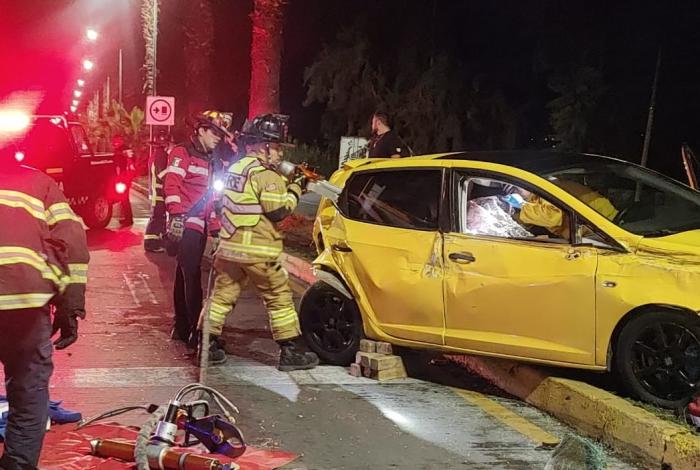 Se registran 2 accidentes de tránsito en diferentes sitios de Morelia; hay 2 heridos