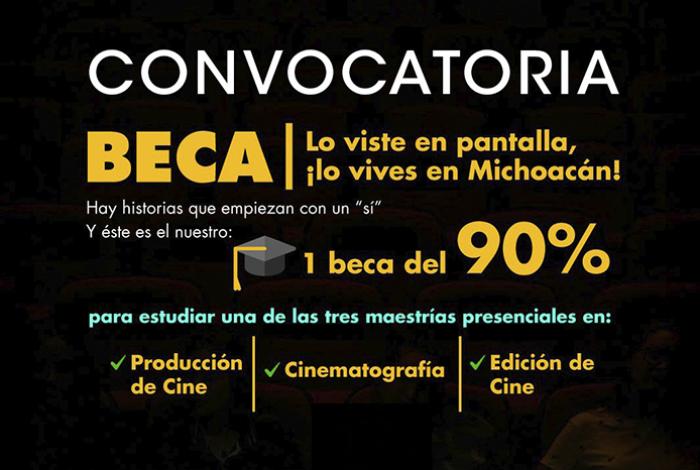 Sectur ofrece beca del 90% para estudiar maestría en cine