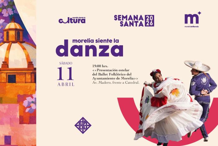 SeCultura Morelia invita a disfrutar de actividades artísticas este sábado en el Centro Histórico
