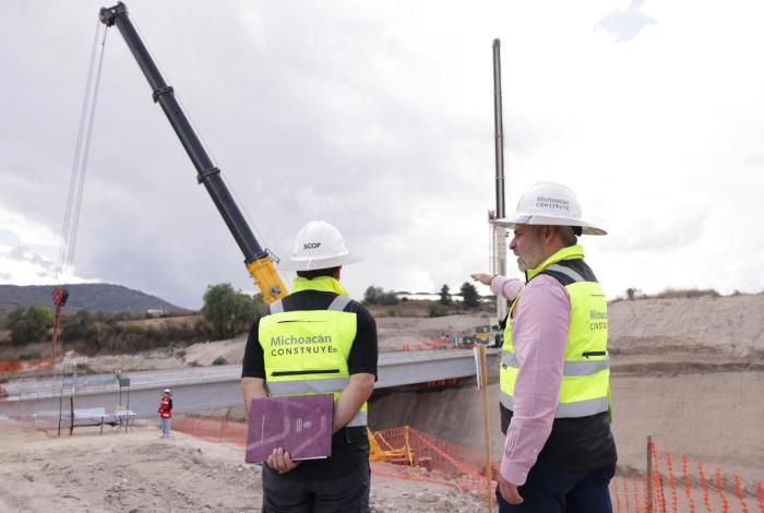 Segundo anillo periférico de Morelia, una supercarretera con altos estándares y visión de futuro: Bedolla