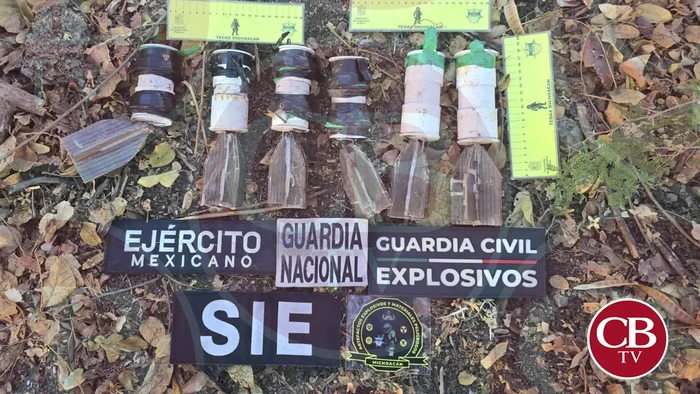 Seis artefactos explosivos asegurados en Buenavista : SSP