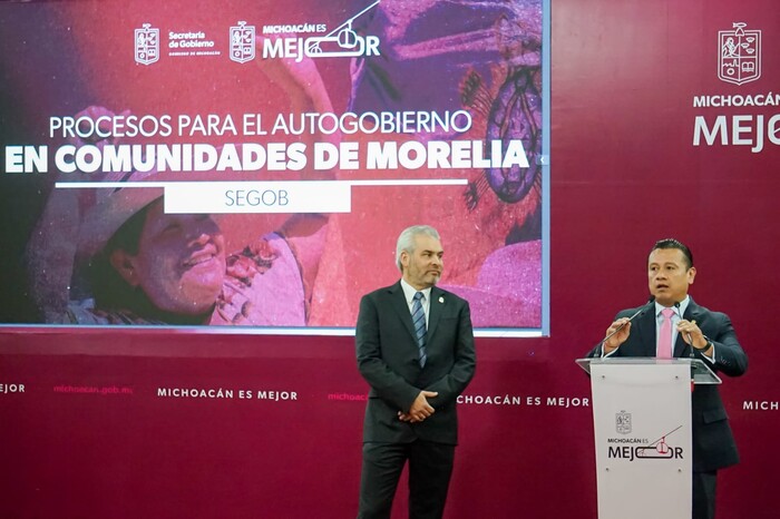 Seis tenencias de Morelia en condiciones de ejercer autogobierno: Segob