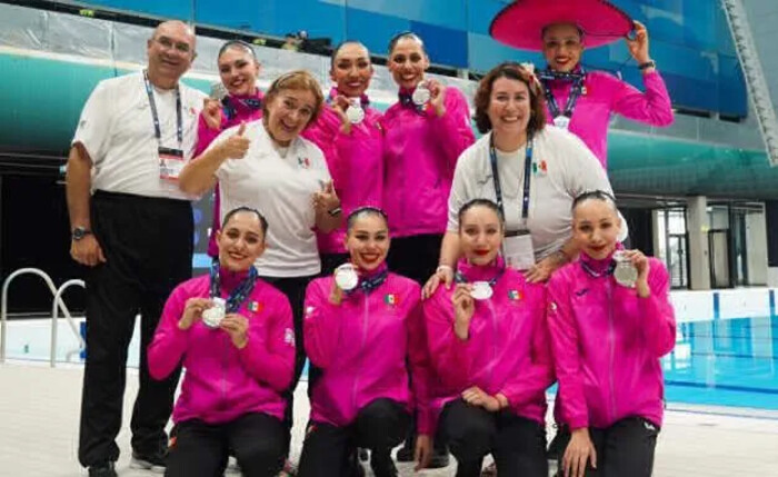 Selección de Natación Artística de México Conquista la Plata en Budapest