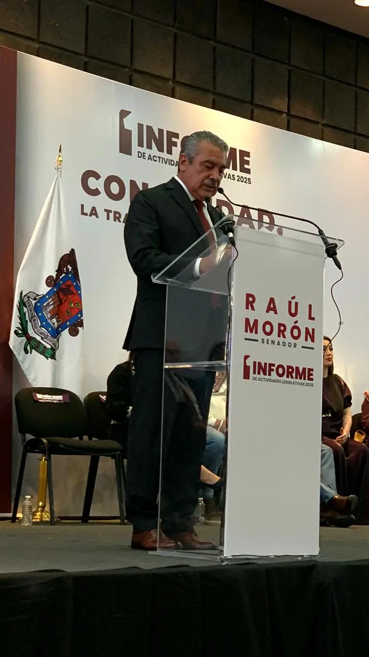 Senador Raúl Morón rinde su Primer Informe Legislativo