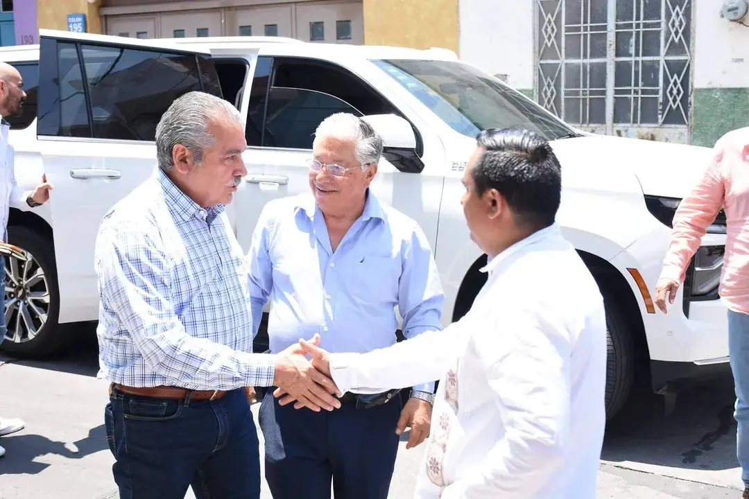 Senador Raul Moron ,visita estructura zamorana