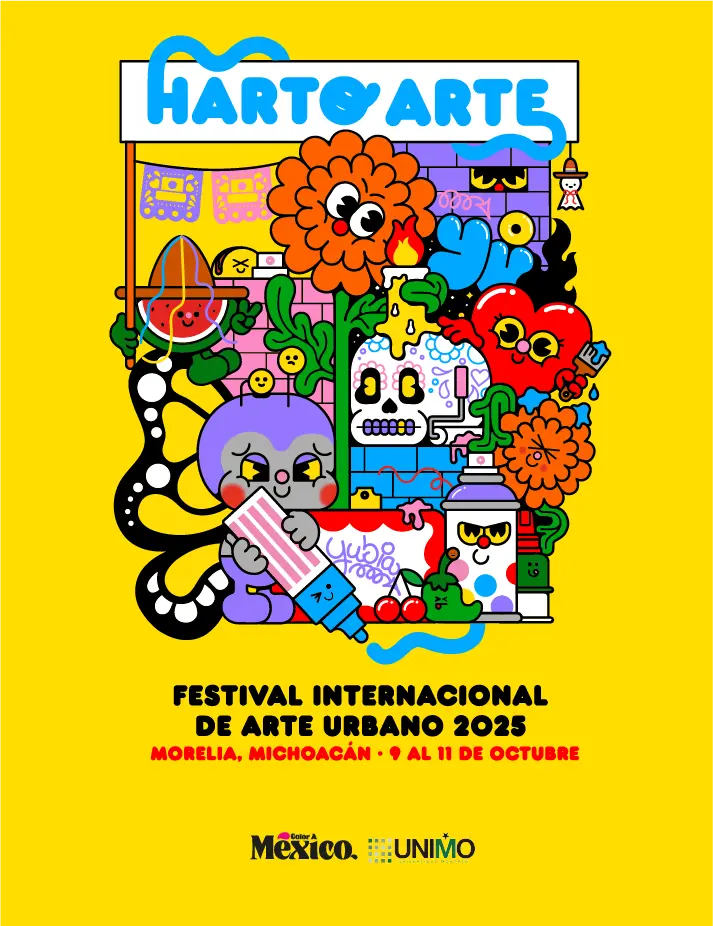 Séptima Edición del Festival Internacional de Arte Urbano de Morelia “Harto Arte 2025”