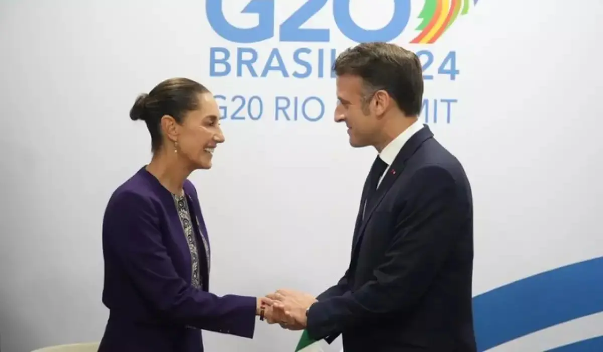 Sheinbaum anuncia visita del presidente Emmanuel Macron a México