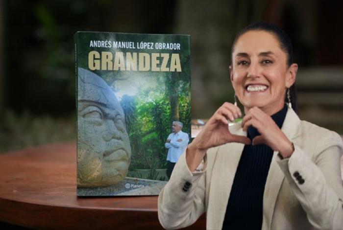 Sheinbaum celebra nuevo libro de López Obrador y afirma que su Gobierno está 'muy fuerte'