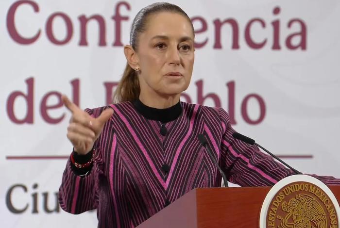 Sheinbaum defiende instalación de vallas en Palacio Nacional ante marchas