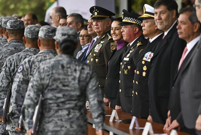 Sheinbaum reivindica papel de la Guardia Nacional como pilar para la seguridad