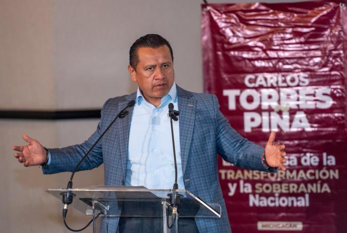 Sí hay piso parejo, sin favoritismos, en proceso morenista: Torres Piña