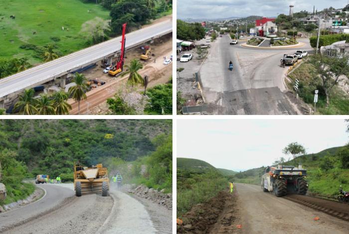 SICT realiza modernización de cuatro carreteras que conectan a Puebla, Guerrero y Oaxaca
