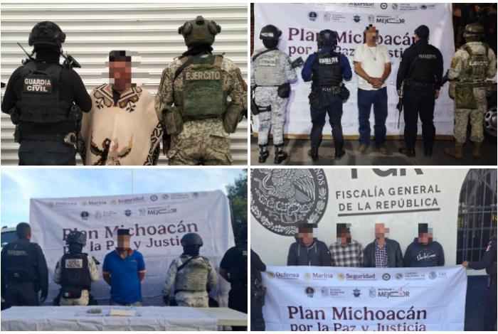 Siete detenidos y tres armas aseguradas durante los primeros días del 2026 en Michoacán