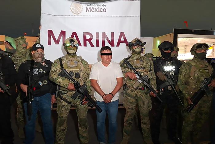 Sin disparos y tras 19 meses de seguimiento, la SEMAR captura a “El Jardinero” en Nayarit