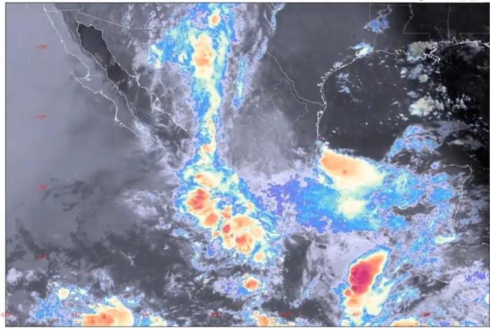 SMN informa de potencial ciclónico en aumento en el Atlántico