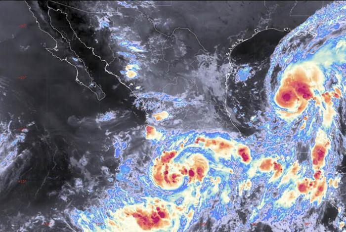 SMN prevé lluvias fuertes en Michoacán, Guerrero y Oaxaca por la tormenta tropical Simón