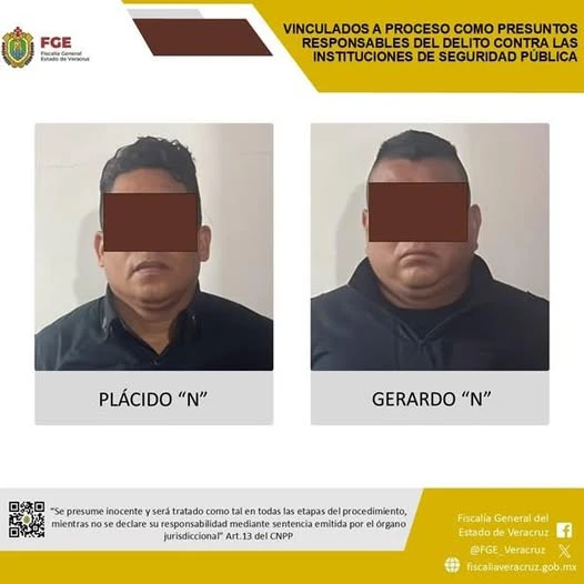 Son aprehendidos director y comandante de la policía de Tecolutla, Veracruz