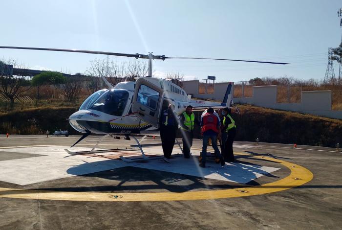SSM cuenta con ambulancias aéreas para atender urgencias médicas