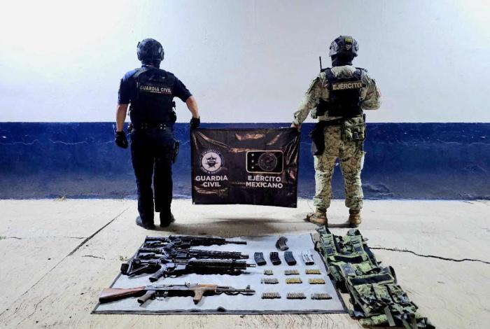 SSP asegura 4 fusiles, 4 vehículos y municiones en Operación Apatzingán: SSP
