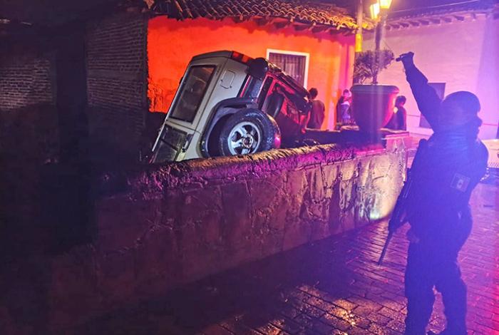 SSP auxilia a la población por inundaciones en Ecuandureo; al momento no se registran personas lesionadas