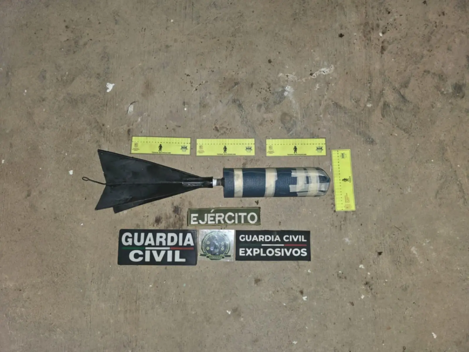 SSP desactiva 245 artefactos explosivos asegurados en Zitácuaro