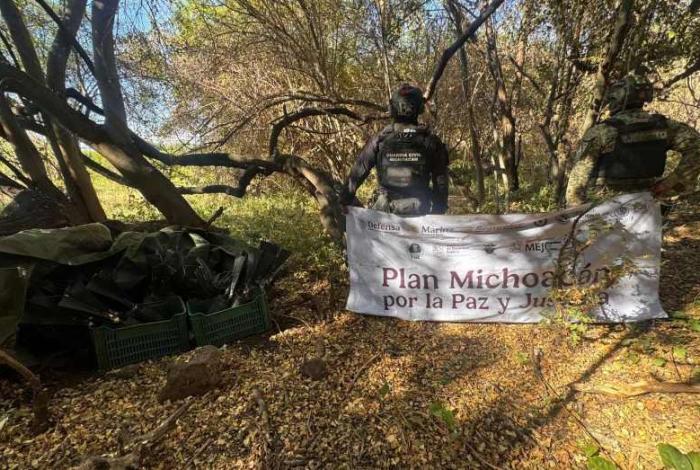 SSP desactiva 48 artefactos explosivos improvisados en Apatzingán