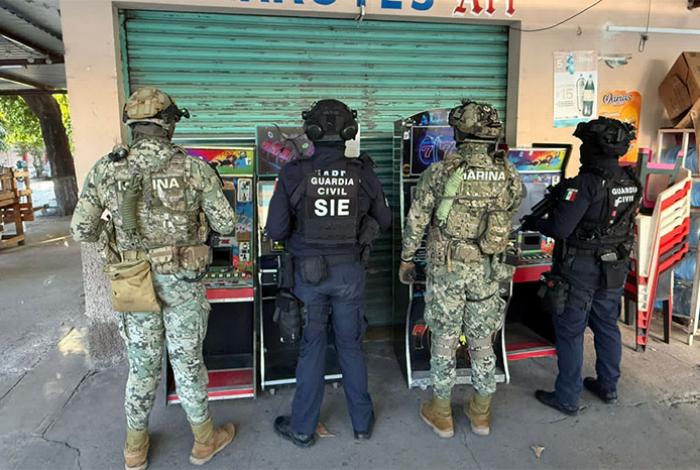 SSP destaca avances contra la extorsión con el decomiso de tragamonedas en Morelia, Uruapan y Apatzingán