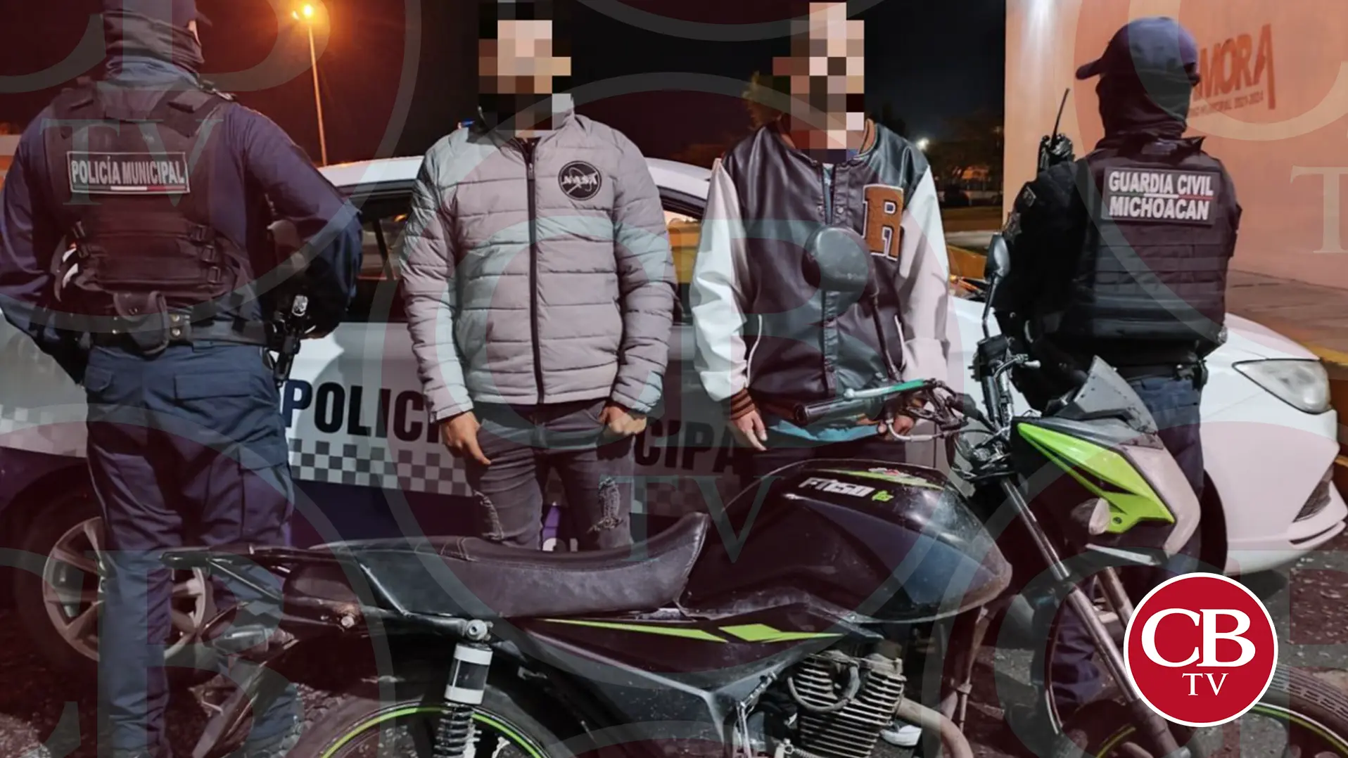 SSP detiene a dos hombres con casi un kilo de marihuana en Zamora