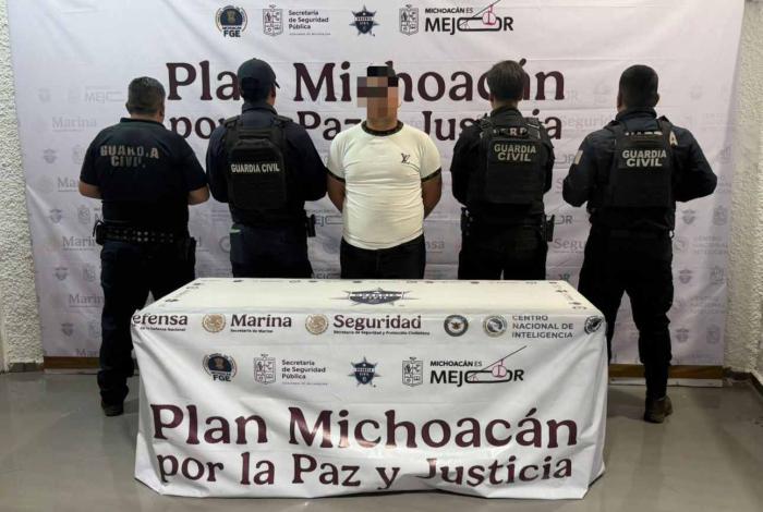 SSP detiene a presunto responsable de tentativa de robo de vehículo en Morelia