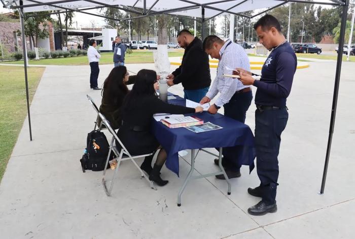 SSP instala módulos de registro para aspirantes a mandos de la Guardia Civil