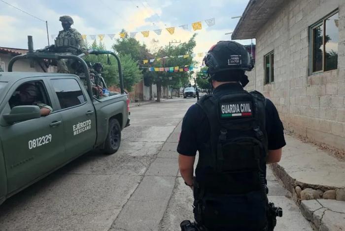 SSP refuerza presencia operativa interinstitucional en Tuzantla, con Defensa, FGR, FGE y Guardia Nacional