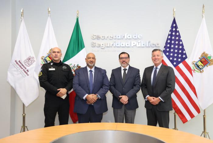 SSP y autoridades de EUA se reúnen para mejorar trabajo antiexplosivos en Michoacán